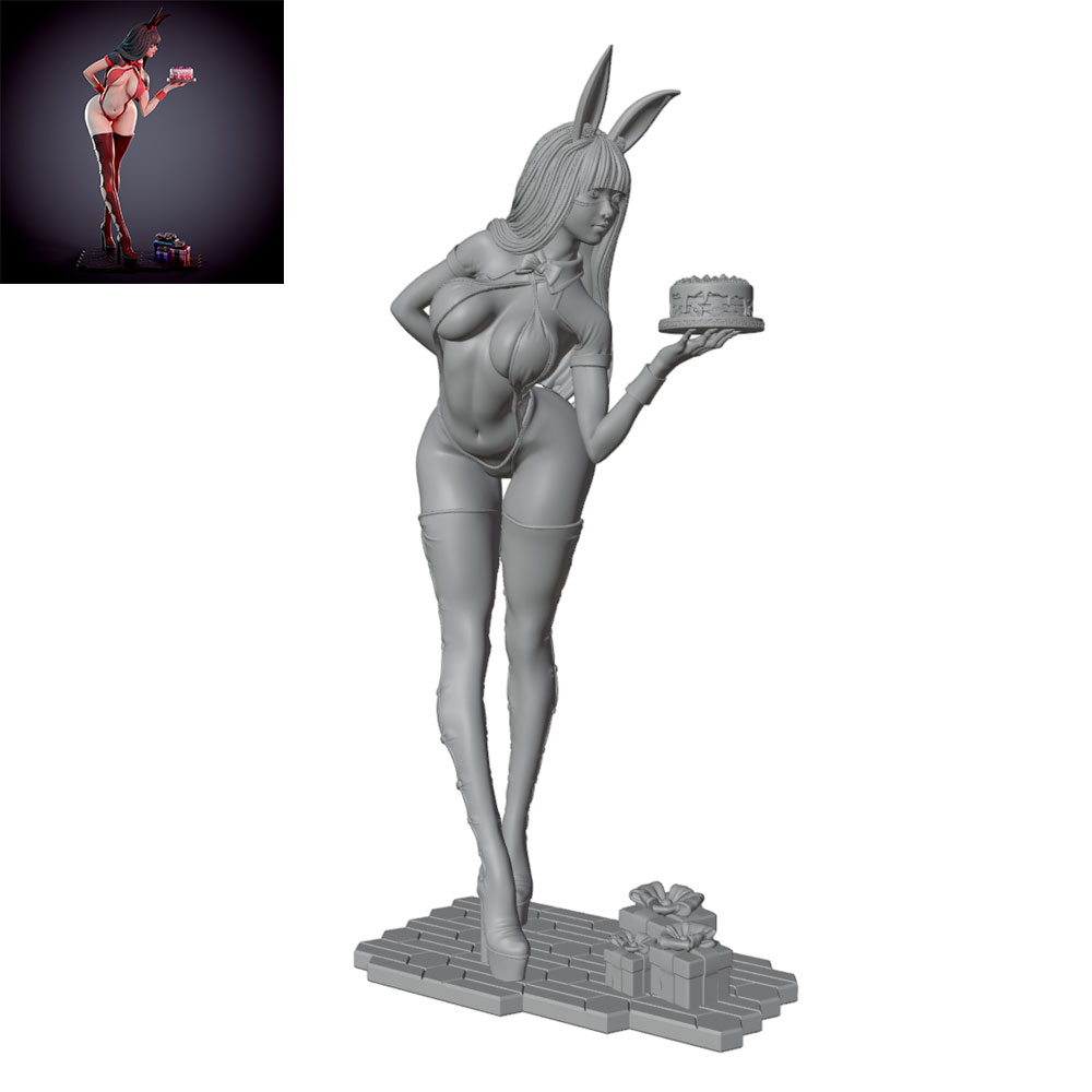3D Printing Nyc - 1/24/12/6 Holiday Party Theme Bunny Girl