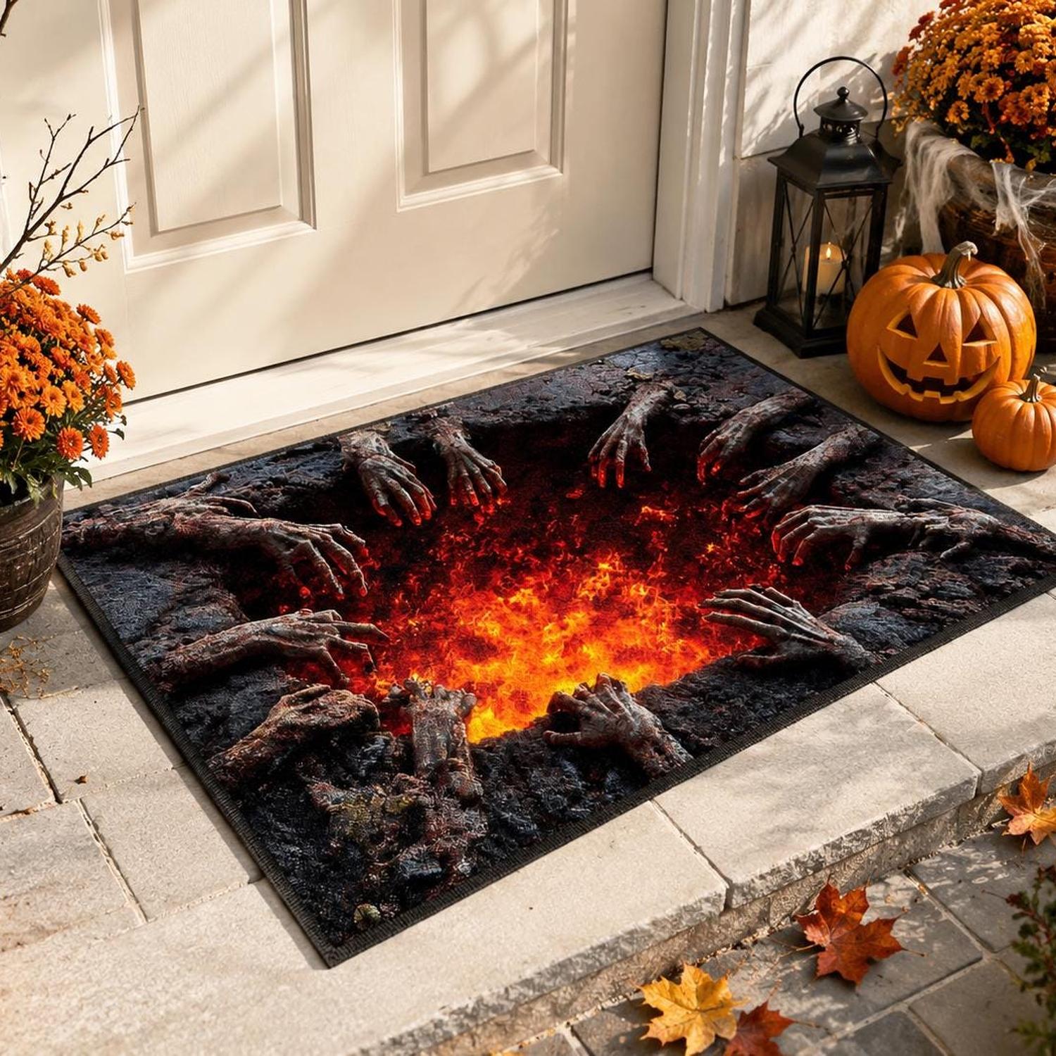 3D Printing House Machine - [Halloween Decorative Door Mat] Halloween 3D