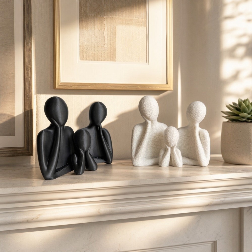 Couple Embracing Sculpture Abs - 3D Printing Nyc recension och pris
