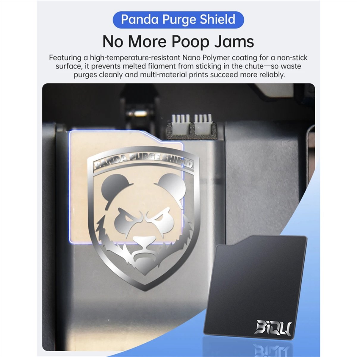 L70A BIQU Panda Purge Shield S - 3D Printing Process recension och pris