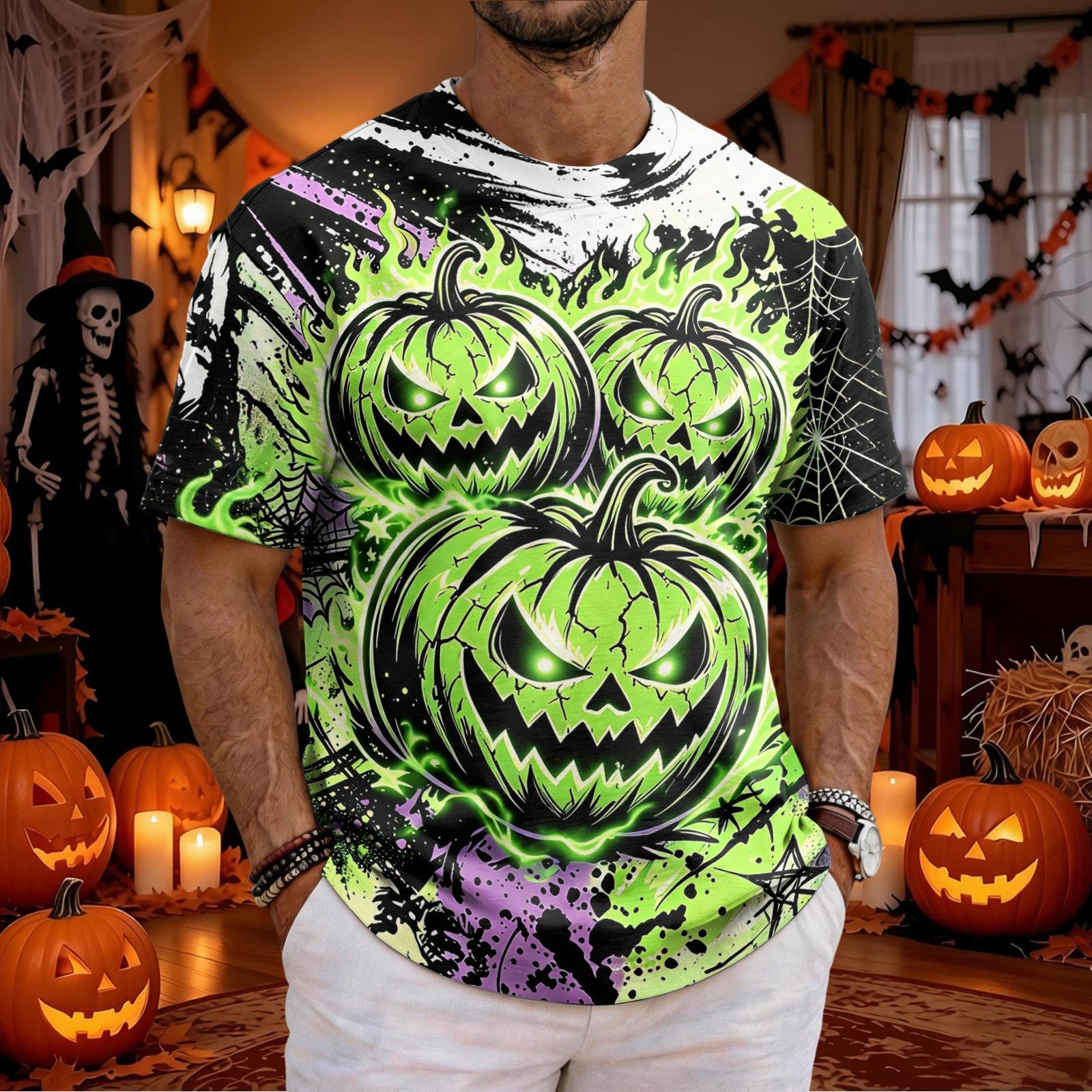 Men Halloween Scary Pumpkin Fa - 3D Printing Web recension och pris