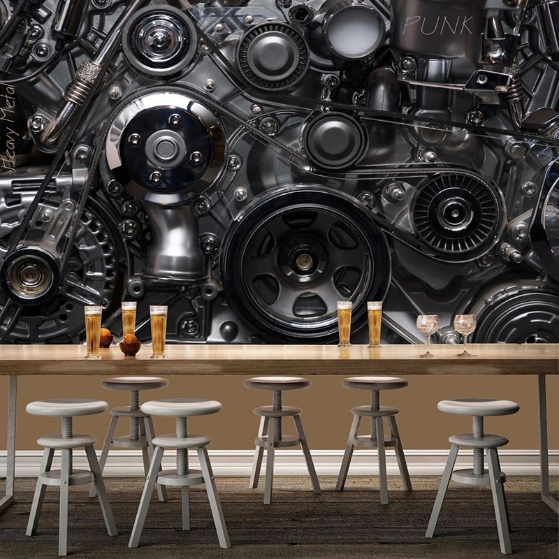 Custom Mural 3D Metal Machine  - 3D Printing House Machine recension och pris