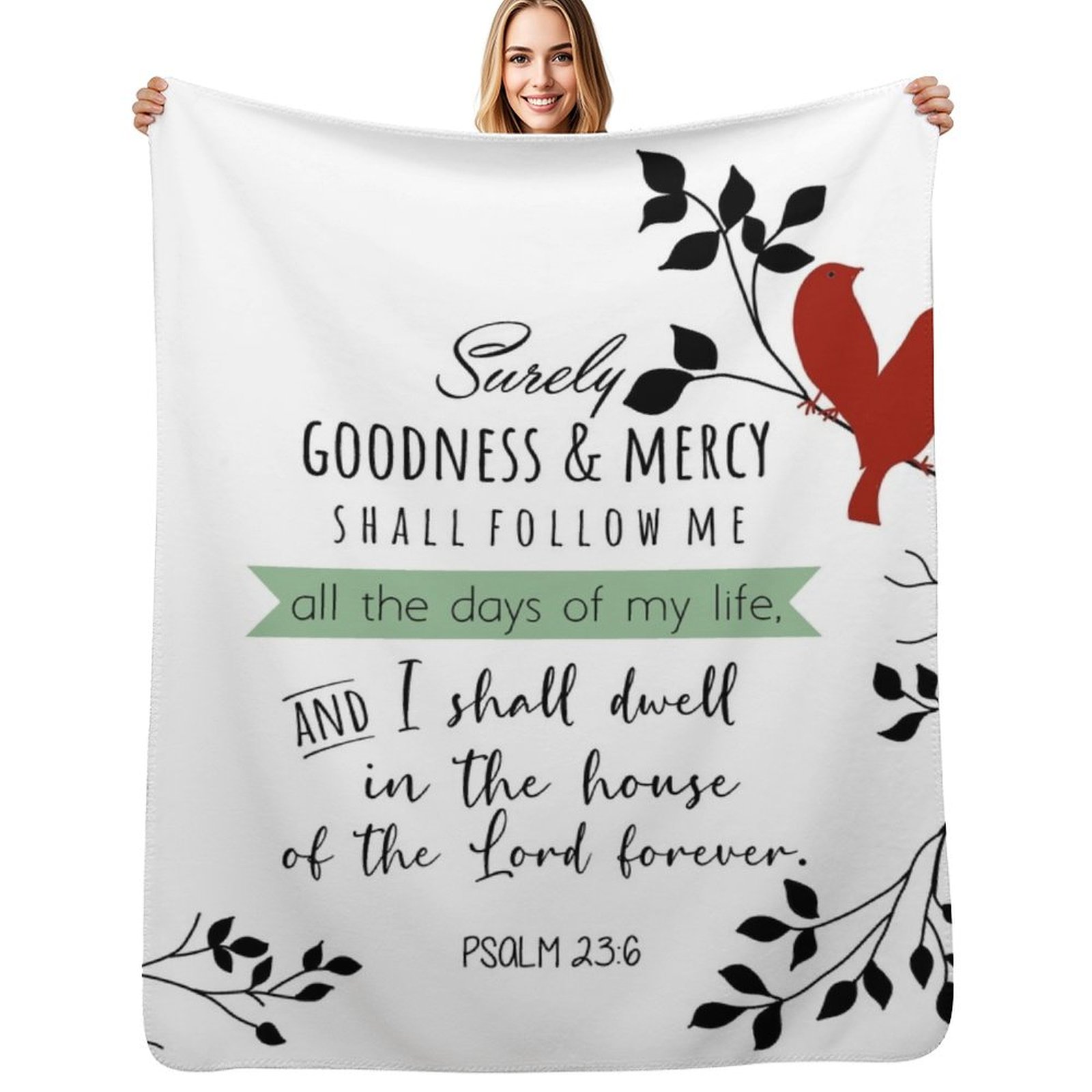 Bible Verses Throw Blanket Wri - 3D Printing Verse recension och pris
