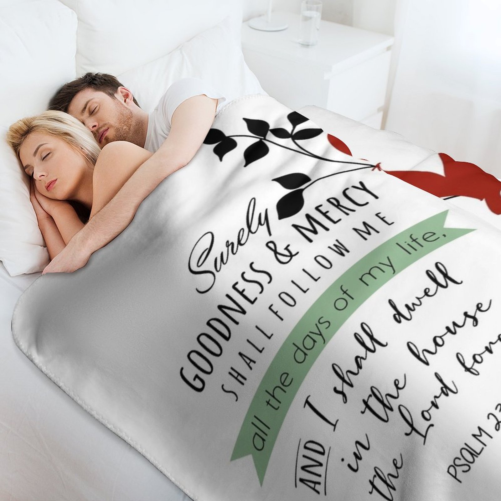 Bible Verses Throw Blanket Wri - 3D Printing Verse recension och pris
