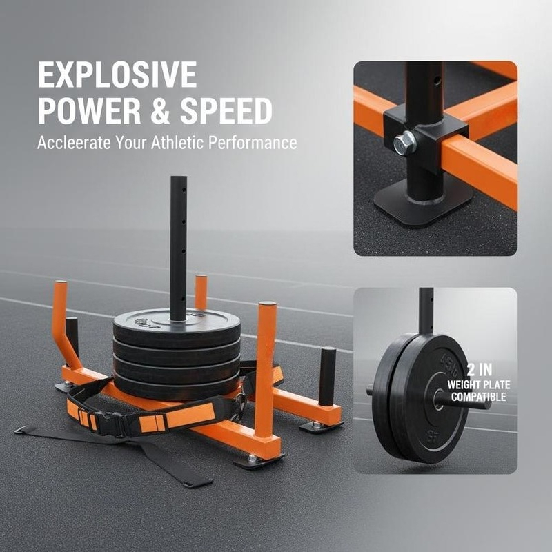 Heavy Duty Fitness Drag Sled 2 - Build Plate recension och pris