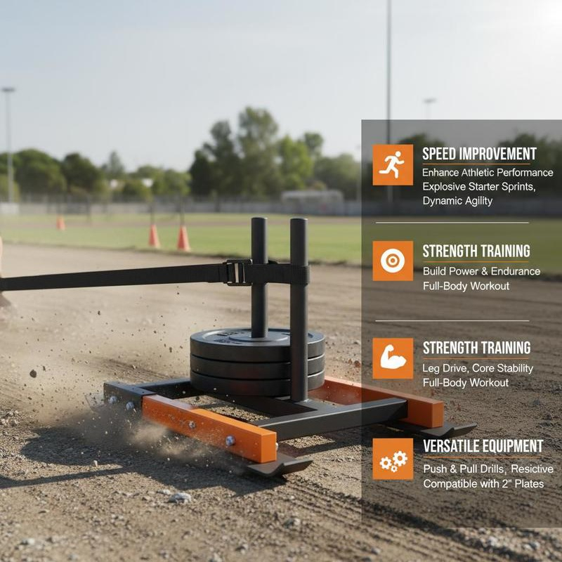 Heavy Duty Fitness Drag Sled 2 - Build Plate recension och pris