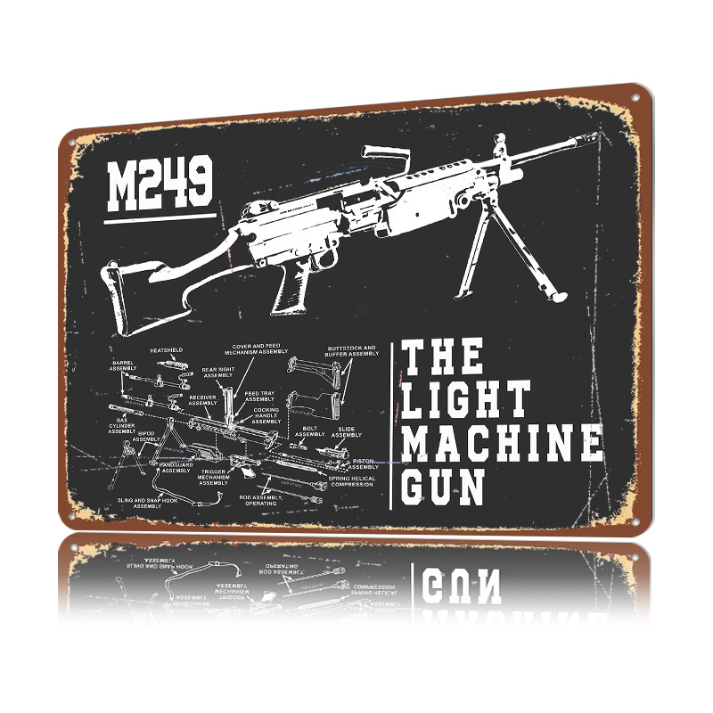 M249 The Light Machine Gun 3D  - 3D Printing House Machine recension och pris