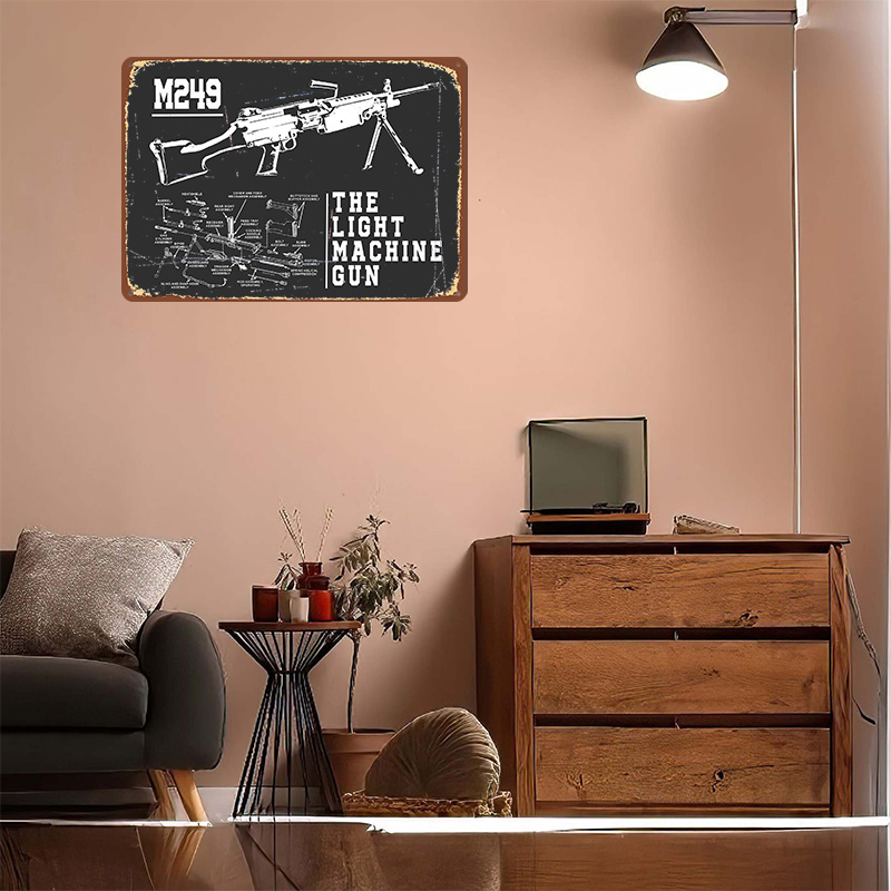 M249 The Light Machine Gun 3D  - 3D Printing House Machine recension och pris