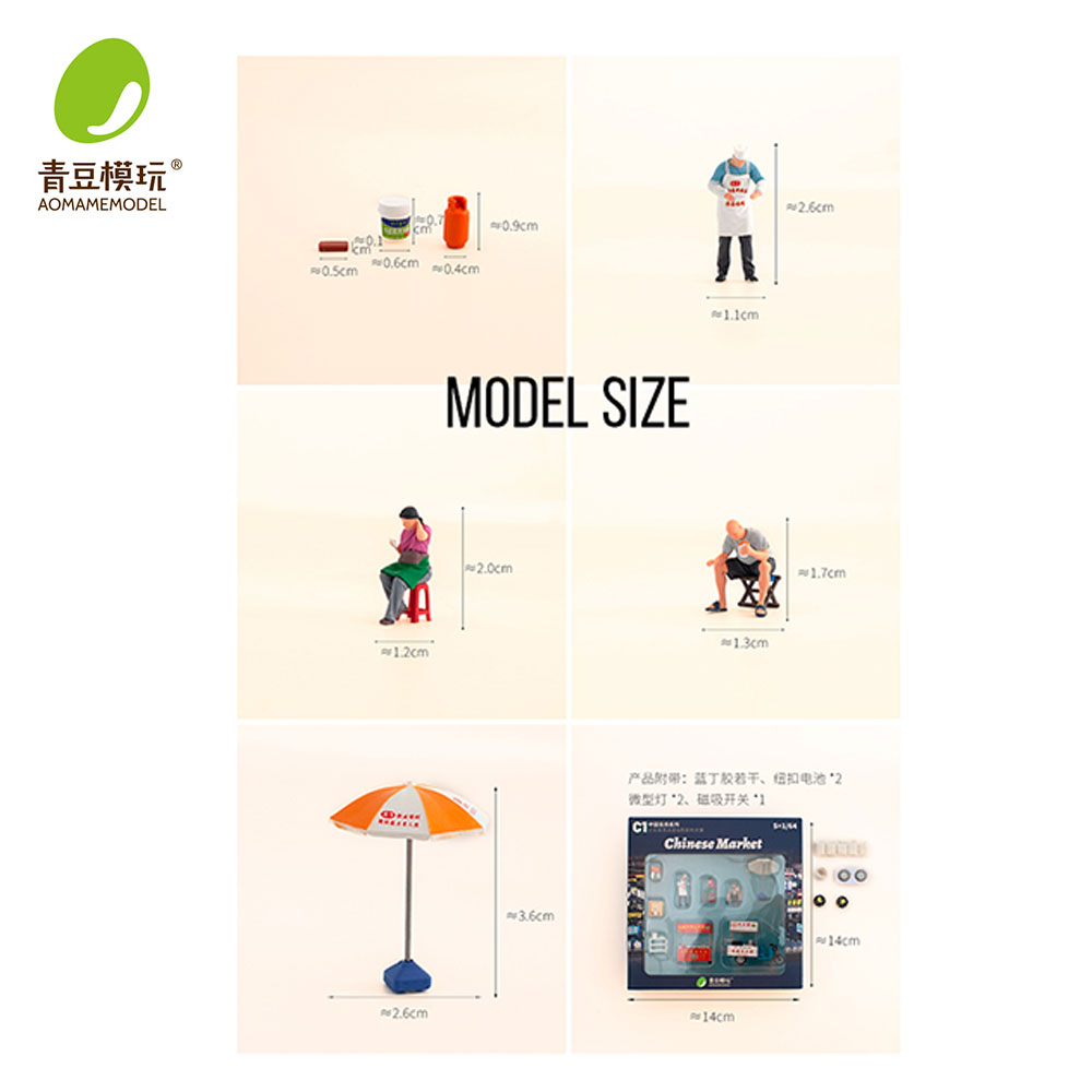 1/64 Night market s Model Kit- - 3D Printing Nyc recension och pris