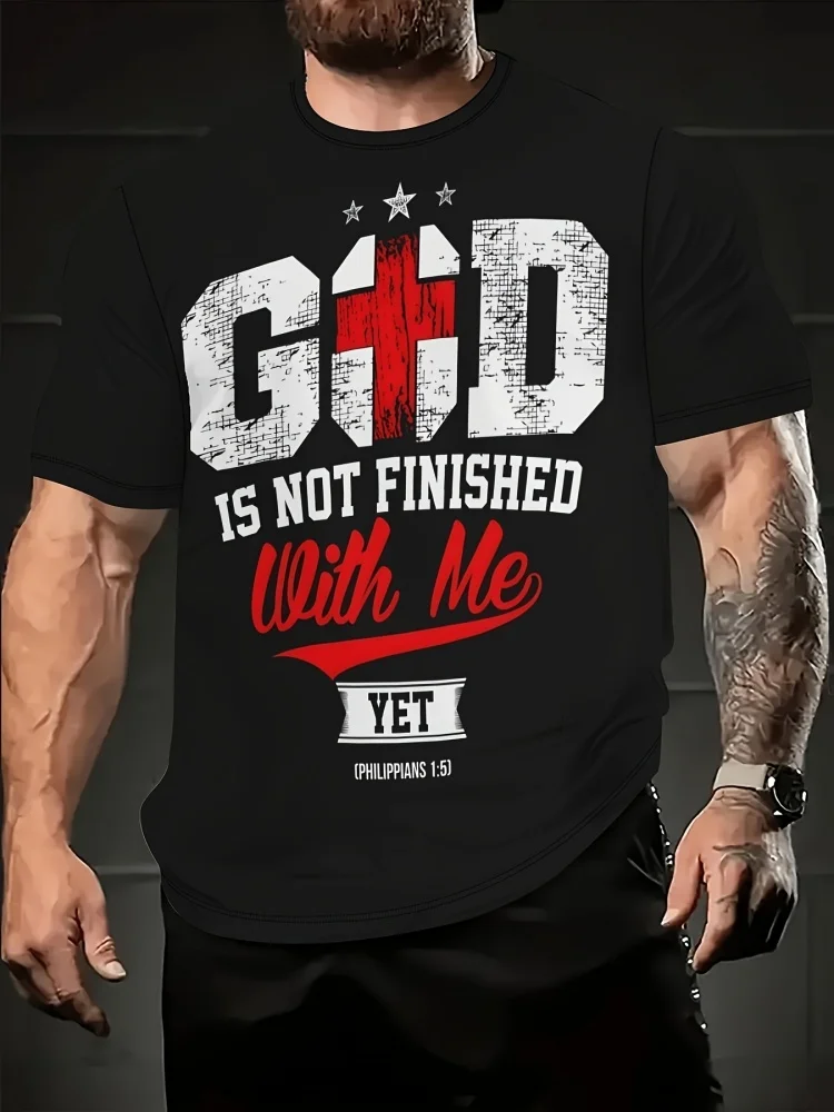 Fashion Men's God Is Not Finis - 3D Printing Verse recension och pris