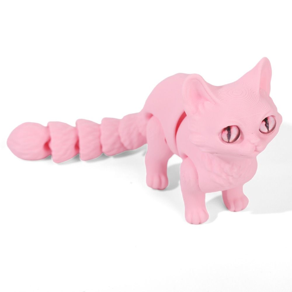 Big Eyes 3D Printed Cat Model  - 3D Printing Material recension och pris