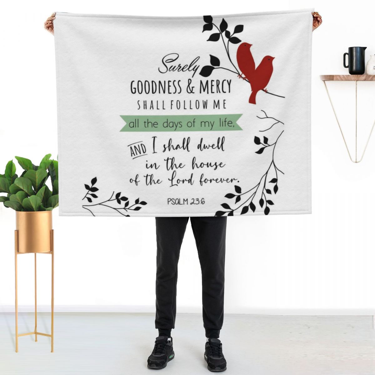 Bible Verses Throw Blanket Ele - 3D Printing Verse recension och pris