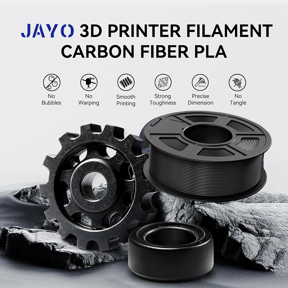 JAYO PETG-CF 3D Printer Filame - 3D Printing Heat Resistant Material recension och pris