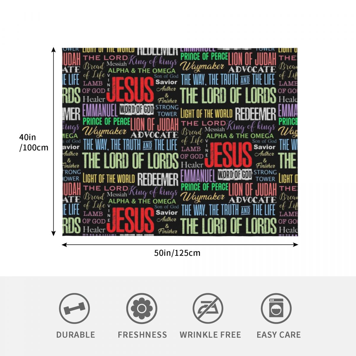 Names of God Lord Jesus Christ - 3D Printing Verse recension och pris
