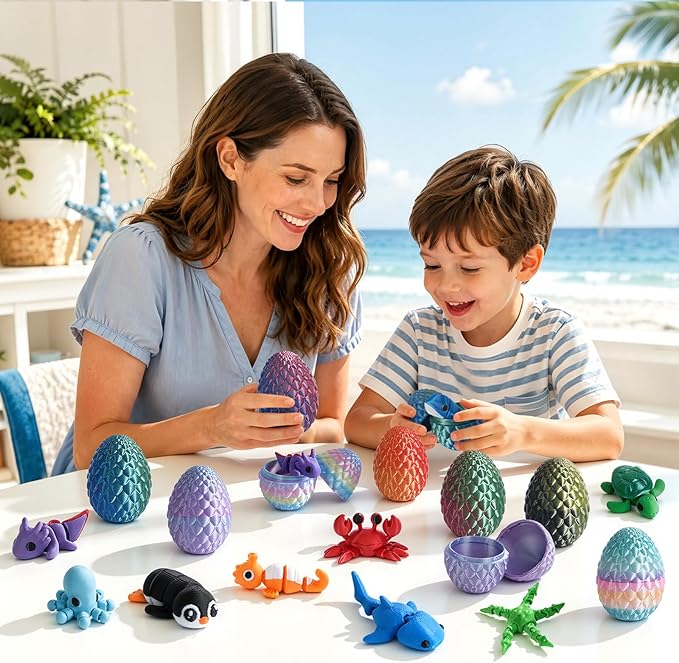 24pcs 3D Printed Surprise Egg  - 3D Printing Toys recension och pris