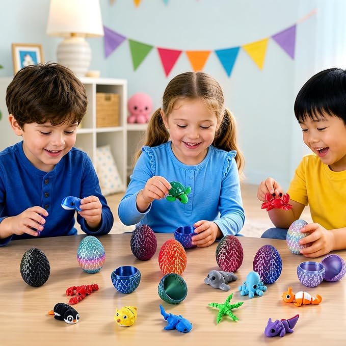 24pcs 3D Printed Surprise Egg  - 3D Printing Toys recension och pris